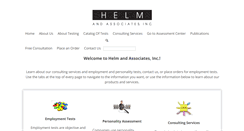 Desktop Screenshot of helmtest.com